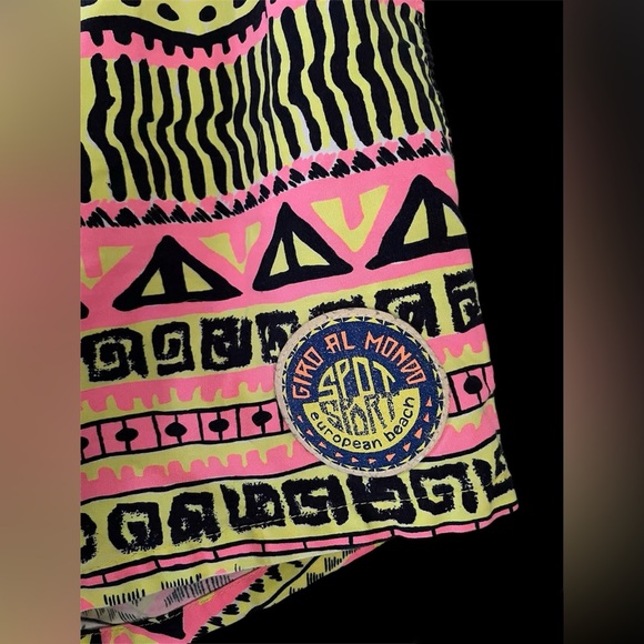 Vintage 80’s/90’s Spot Sport European Beach  Shorts Large Neon Surf Skater - Picture 7 of 9